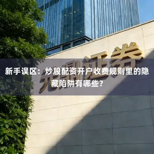 新手误区：炒股配资开户收费规则里的隐藏陷阱有哪些？