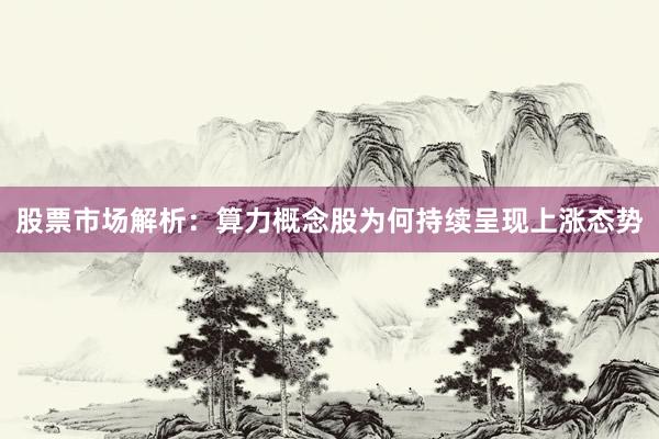 股票市场解析：算力概念股为何持续呈现上涨态势
