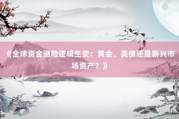 《全球资金避险逻辑生变：黄金、美债还是新兴市场资产？》