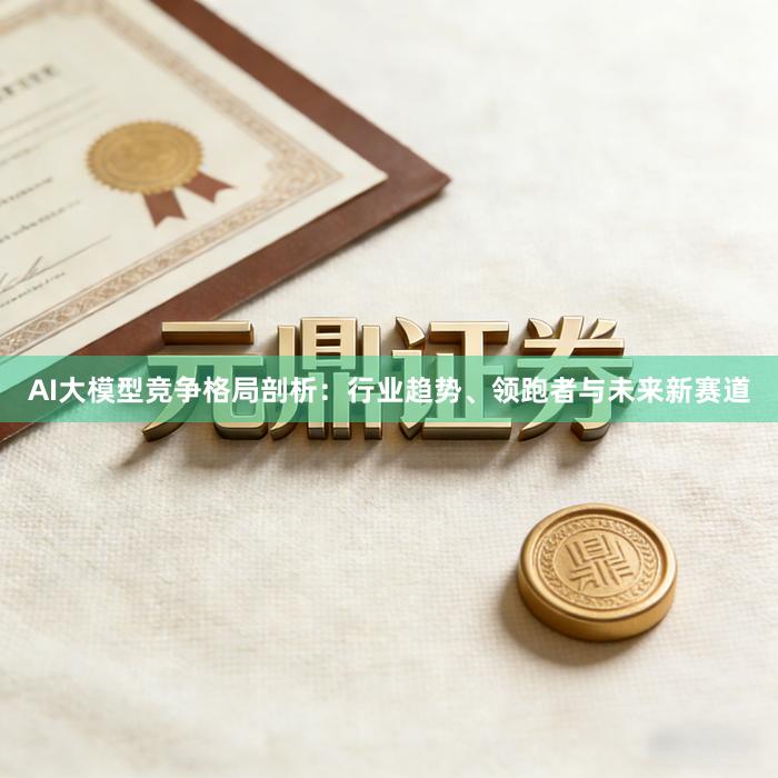 AI大模型竞争格局剖析：行业趋势、领跑者与未来新赛道